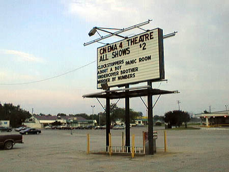 Cinema Four Theatres - Marquee